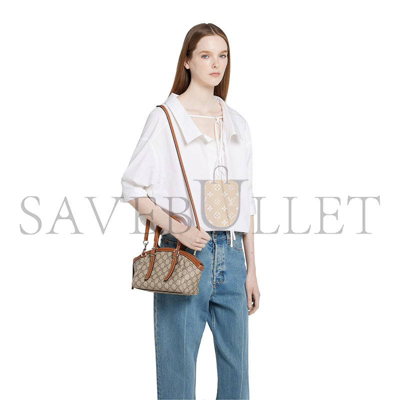 G*u*i gg emblem small top handle bag 839005 (31*17*12cm)
